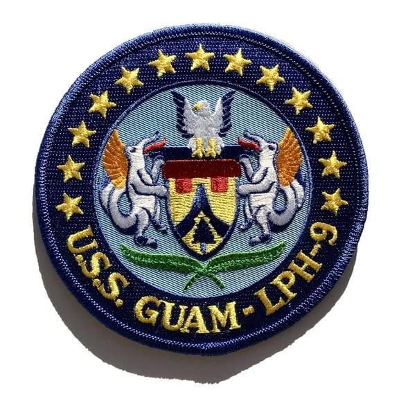 USS Guam LPH-9 Patch – Sew On