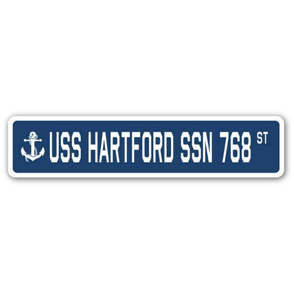 USS HARTFORD SSN 768 Street Sign us navy ship veteran sailor gift