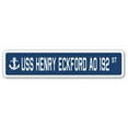 thumbnail image 1 of USS HENRY ECKFORD AO 192 Street Sign us navy ship veteran sailor gift, 1 of 5