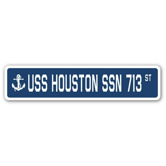 USS HOUSTON SSN 713 Street Sign us navy ship veteran sailor gift