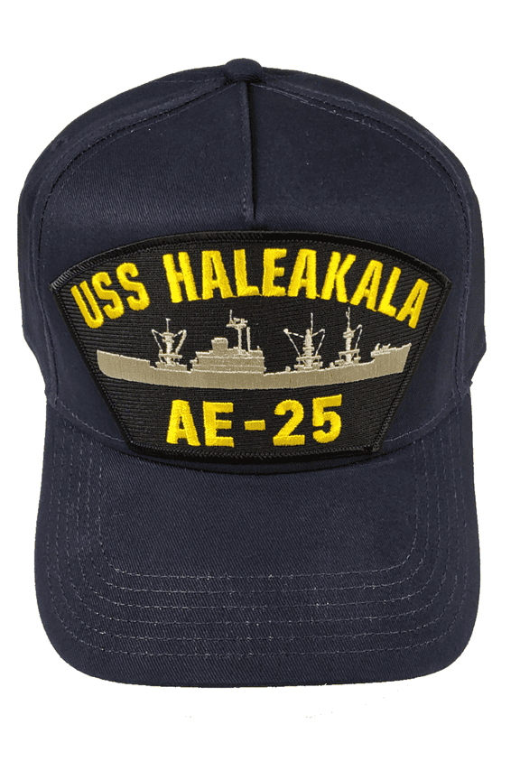 USS Haleakala AE-22 Ship HAT - Navy Blue - Veteran Owned Business