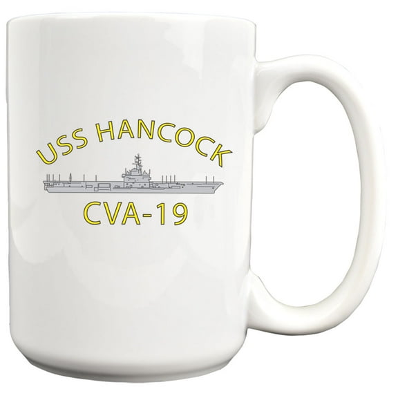 USS Hancock CVA 19 Coffee Mug