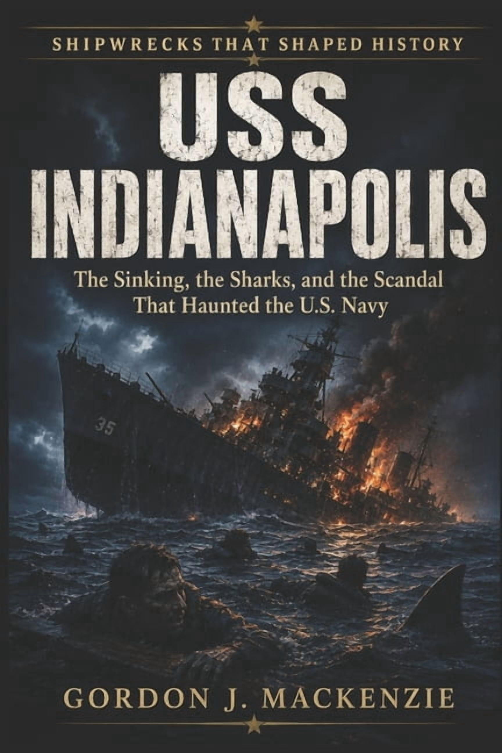 Shipwrecks That Shaped History USS Indianapolis: The Sinking, the Sharks, and the Scandal That Haunted the U.S. Navy, Book 27, (Paperback)