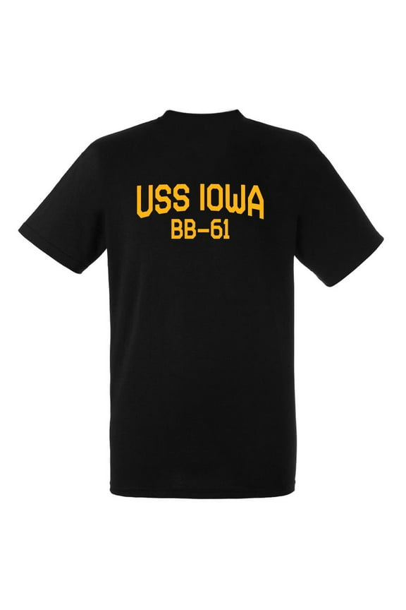 USS Iowa BB-61 Battleship Standard Size Short Sleeve Tee Shirt