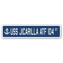 USS JICARILLA ATF 104 Street Sign us navy ship veteran sailor gift