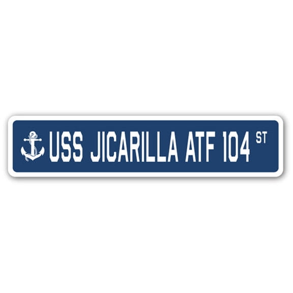 USS JICARILLA ATF 104 Street Sign us navy ship veteran sailor gift