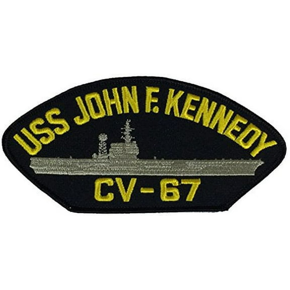 USS JOHN F. KENNEDY CV-67 PATCH - Multi-colored - Veteran Owned Business