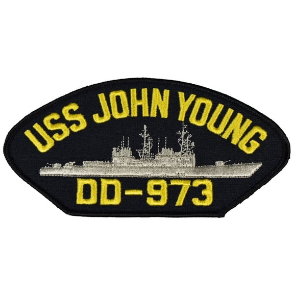 USS JOHN YOUNG DD-973 SHIP PATCH - GREAT COLOR - Veteran Owned Business