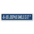 thumbnail image 1 of USS JOSEPHUS DANIELS CG 27 Street Sign us navy ship veteran sailor gift, 1 of 5