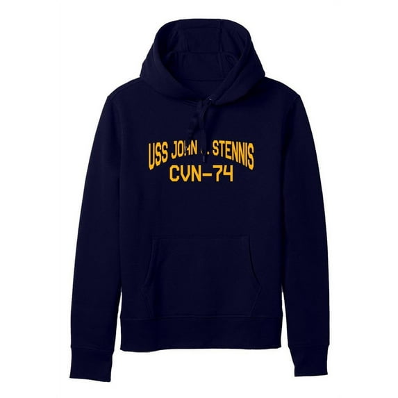 USS John C. Stennis CVN-74 Aircraft Carrier Supercarrier Standard Size Pullover Hoodie