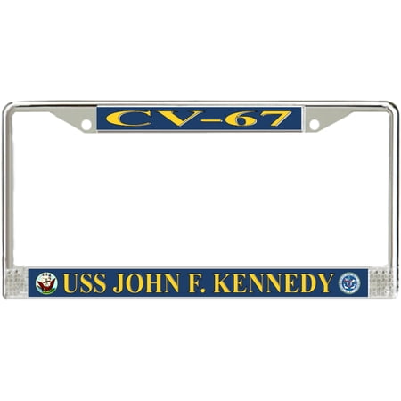USS John F. Kennedy CV-67 License Plate Frame