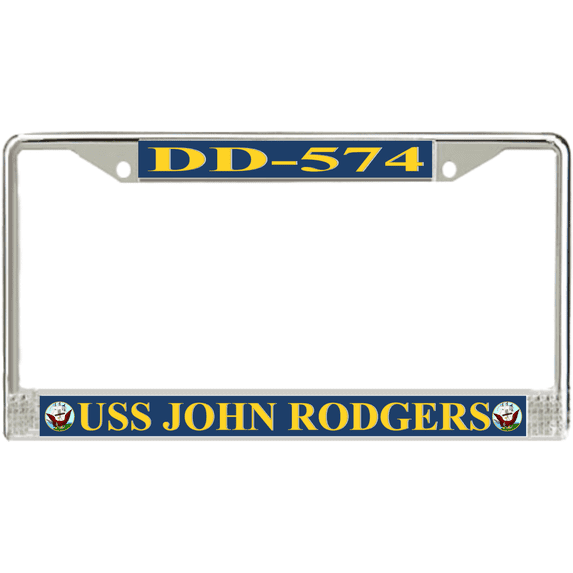 USS John Rodgers DD-574 License Plate Frame