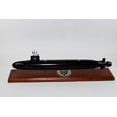 thumbnail image 1 of USS John Warner (SSN-785) Block III Submarine Model,US Navy,20 Scale Model,Mahogany,Virginia Class, 1 of 5