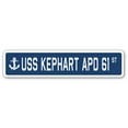 thumbnail image 1 of USS KEPHART APD 61 Street Sign us navy ship veteran sailor gift, 1 of 5
