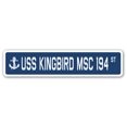 thumbnail image 1 of USS KINGBIRD MSC 194 Street Sign us navy ship veteran sailor gift, 1 of 5