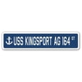 thumbnail image 1 of USS KINGSPORT AG 164 Street Sign us navy ship veteran sailor gift, 1 of 5