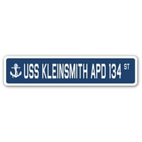 USS KLEINSMITH APD 134 Street Sign us navy ship veteran sailor gift
