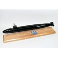 thumbnail image 1 of USS Kentucky SSBN-737 Submarine Model (Black Hull), US Navy, Scale Model, Mahogany, 1 of 5