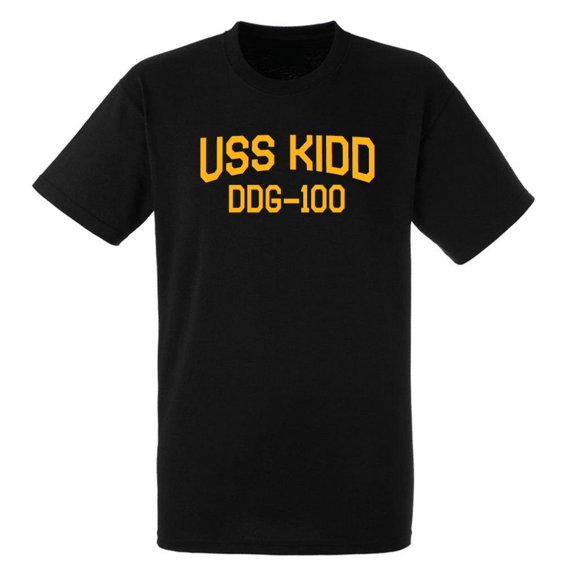 USS Kidd DDG-100 Arleigh Burke Destroyer Naval Warship Short Sleeve Tee Shirt