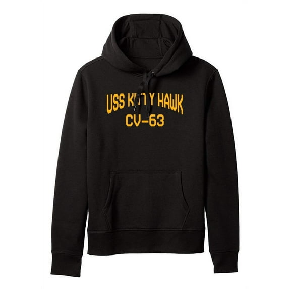 USS Kitty Hawk CV-63 Aircraft Carrier Supercarrier Standard Size Pullover Hoodie