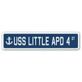 thumbnail image 1 of USS LITTLE APD 4 Street Sign us navy ship veteran sailor gift, 1 of 5