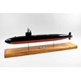 thumbnail image 1 of USS La Jolla SSN-701 Flt I Submarine Model,Navy,Scale Model,Mahogany,20 inch,LA Class, 1 of 5
