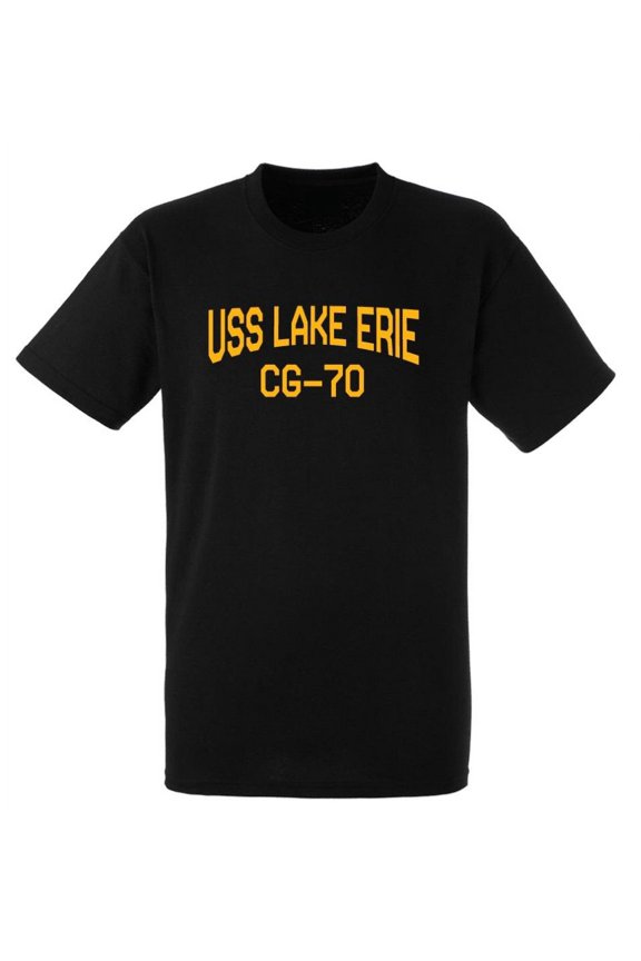 USS Lake Erie CG-70 Ticonderoga Cruiser Short Sleeve Tee Shirt