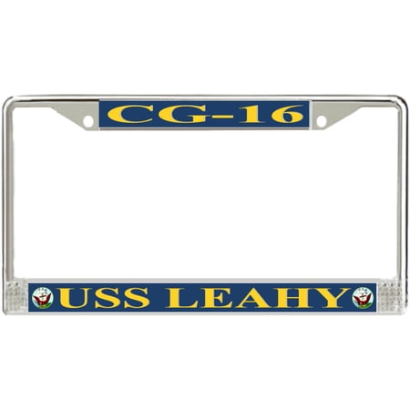 USS Leahy CG-16 License Plate Frame