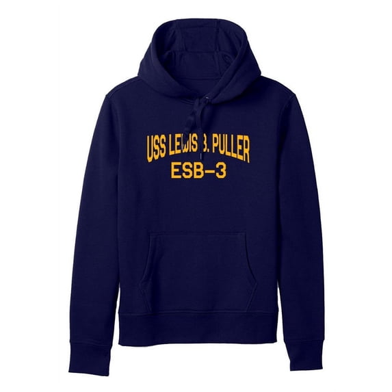 USS Lewis B. Puller ESB-3 Montford Point Expeditionary Mobile Base Naval Warship Standard Size Pullover Hoodie