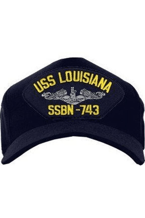 USS Louisiana SSBN-743 ( Silver Dolphins ) Submarine Enlisted Cap