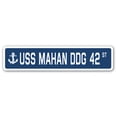 thumbnail image 1 of USS MAHAN DDG 42 Street Sign us navy ship veteran sailor gift, 1 of 5