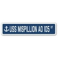 thumbnail image 1 of USS MISPILLION AO 105 Street Sign us navy ship veteran sailor gift, 1 of 5