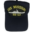 thumbnail image 1 of USS MISSOURI BB-63 HAT CAP USN NAVY SHIP IOWA CLASS BATTLESHIP MIGHTY BIG MO, 1 of 1
