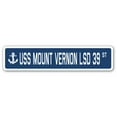 thumbnail image 1 of USS MOUNT VERNON LSD 39 Street Sign us navy ship veteran sailor gift, 1 of 5