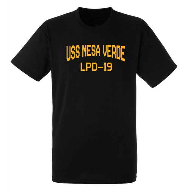 USS Mesa Verde LPD-19 San Antonio Amphibious Transport Dock Naval Warship Short Sleeve Tee Shirt