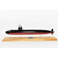 thumbnail image 1 of USS Minneapolis–Saint Paul (SSN-708)FLT I Submarine Model,Navy,Scale Model,Mahogany,20 inch,LA Class, 1 of 5