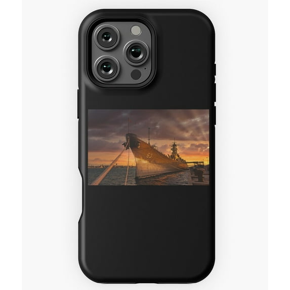 USS Missouri BB-63 Battleship Phone Case for iPhone 16 15 14 13 12 11 Pro Max