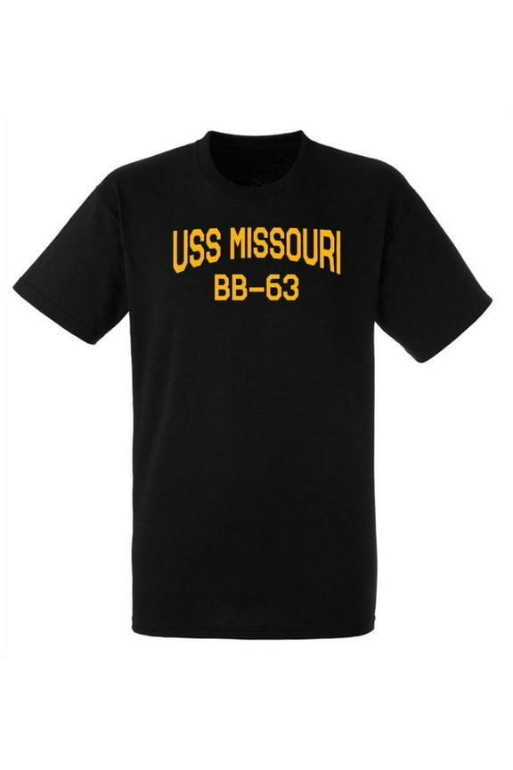 USS Missouri BB-63 Battleship Standard Size Short Sleeve Tee Shirt