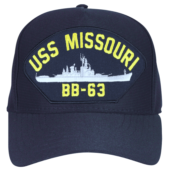 USS Missouri BB-63 Ship Cap