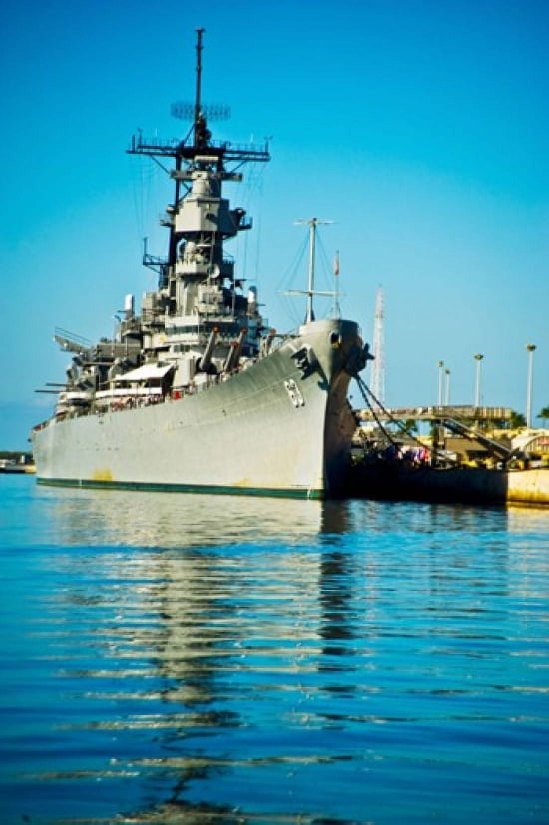 USS Missouri Pearl Harbor Honolulu Oahu Hawaii USA Canvas Art - Panoramic Images (24 x 36)