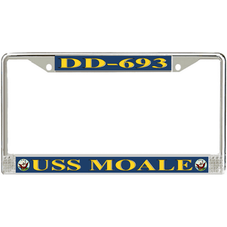 USS Moale DD-693 License Plate Frame