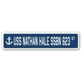 thumbnail image 1 of USS NATHAN HALE SSBN 623 Street Sign us navy ship veteran sailor gift, 1 of 5
