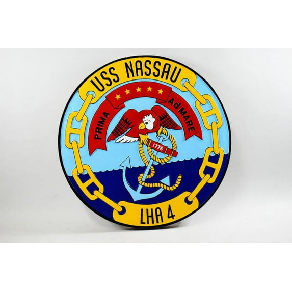 USS Nassau LHA-4 Plaque