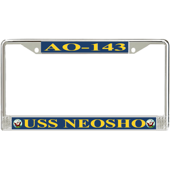 USS Neosho AO-143 License Plate Frame