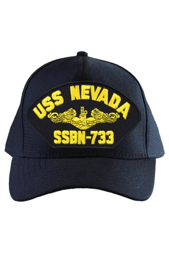 USS Nevada SSBN-733 ( Gold Dolphins ) Submarine Officer Cap