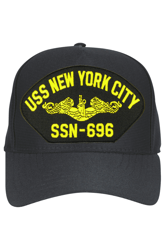 USS New York City SSN-696 ( Gold Dolphins ) Submarine Officer Cap