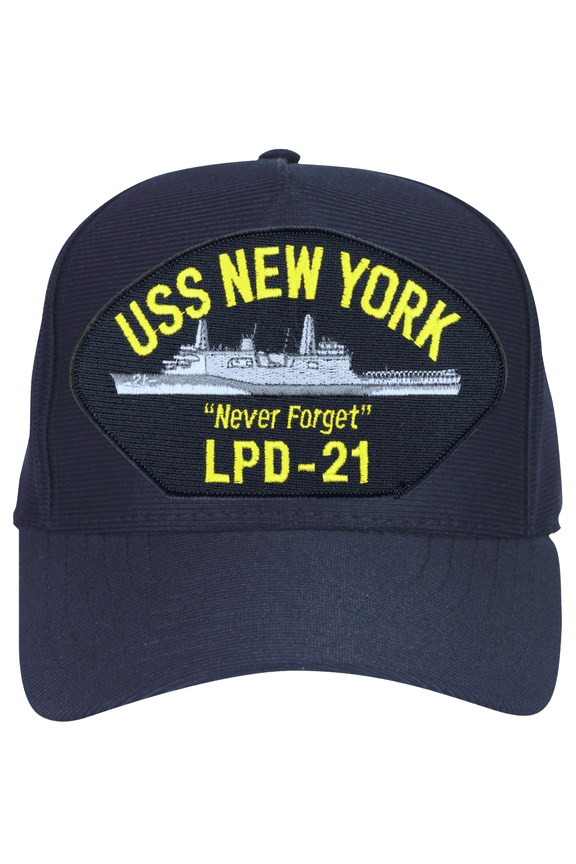 USS New York LPD 21 Never Forget Ships Cap
