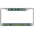 thumbnail image 1 of USS Normandy CG-60 License Plate Frame, 1 of 1