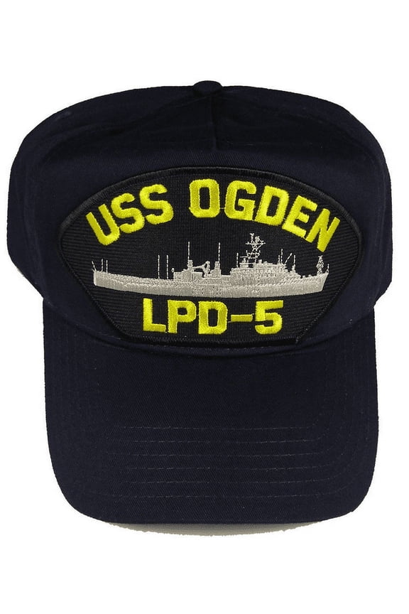 USS OGDEN LPD-5 HAT CAP USN NAVY SHIP AUSTIN CLASS OGGIE DOGGIE AMPHIBIOUS