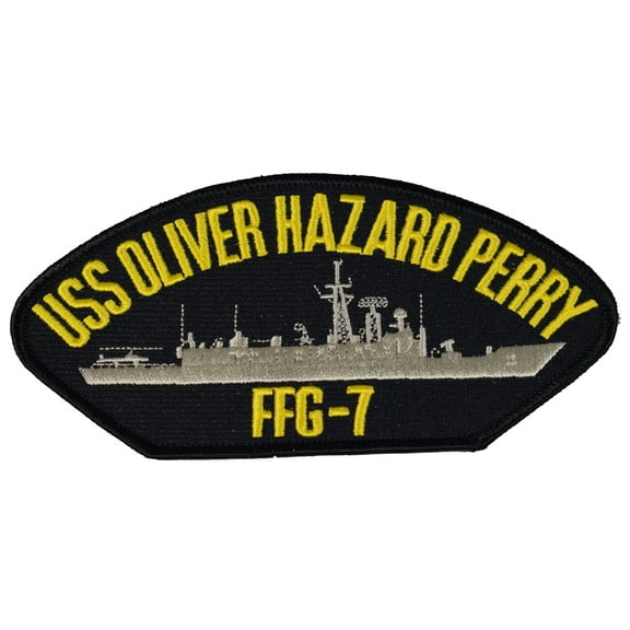USS OLIVER HAZARD PERRY FFG-7 SHIP PATCH - GREAT COLOR - Veteran Owned Business